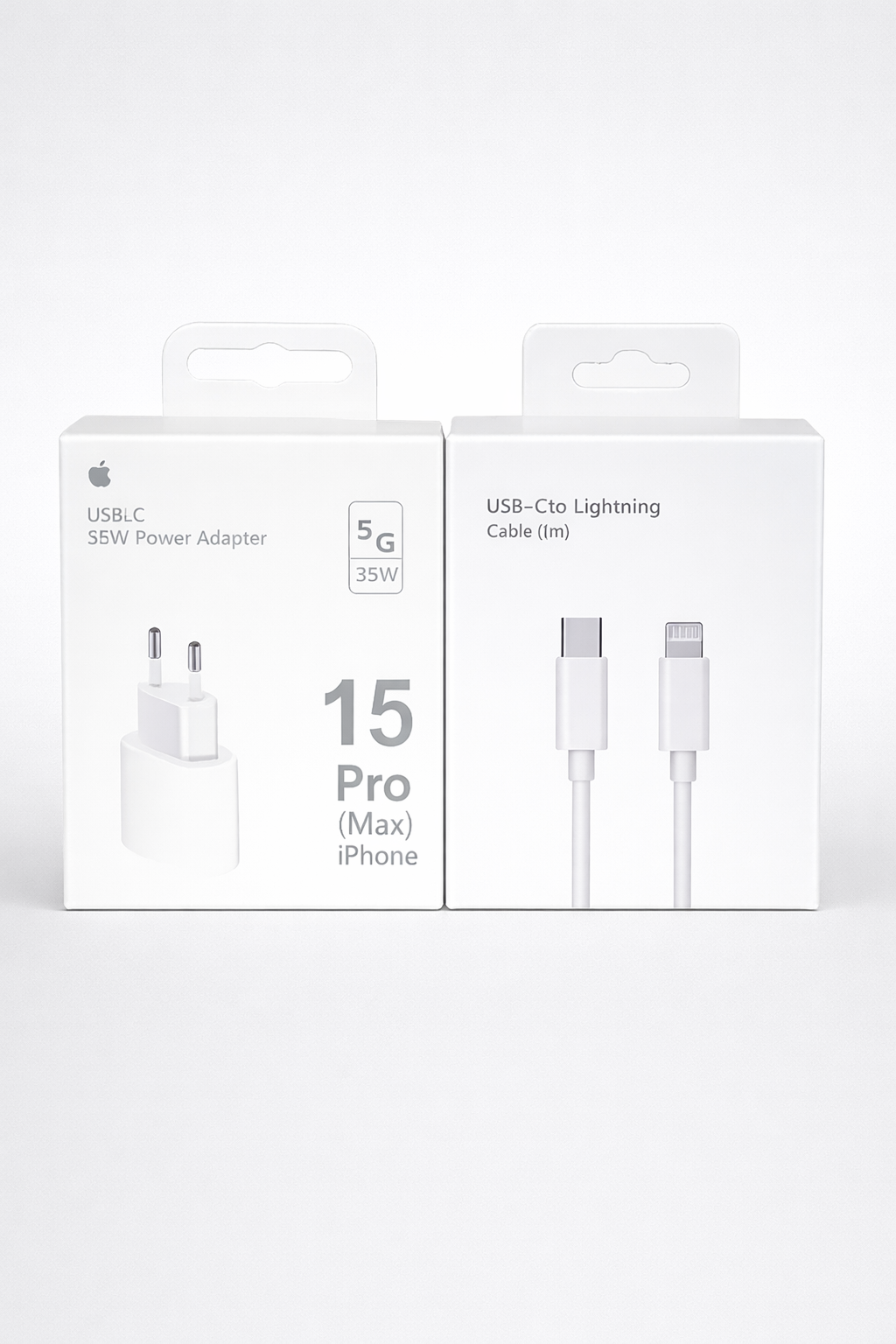 Zestaw USB-C → Lightning iPhone | 35W | Kabel + ładowarka
